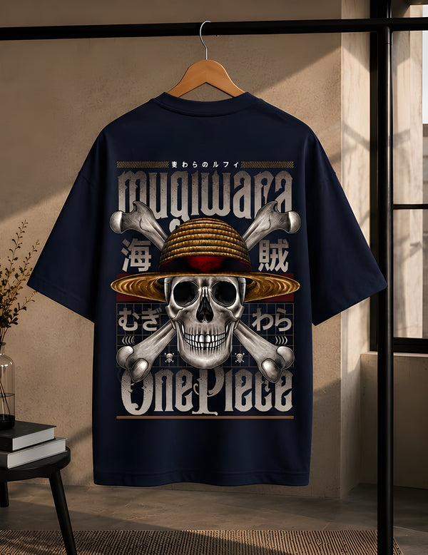 One piece pirate X Wolvenix oversized T-shirt