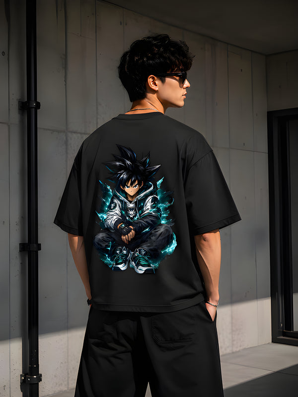 Wolvenix Midnight Warrior oversized T-shirt