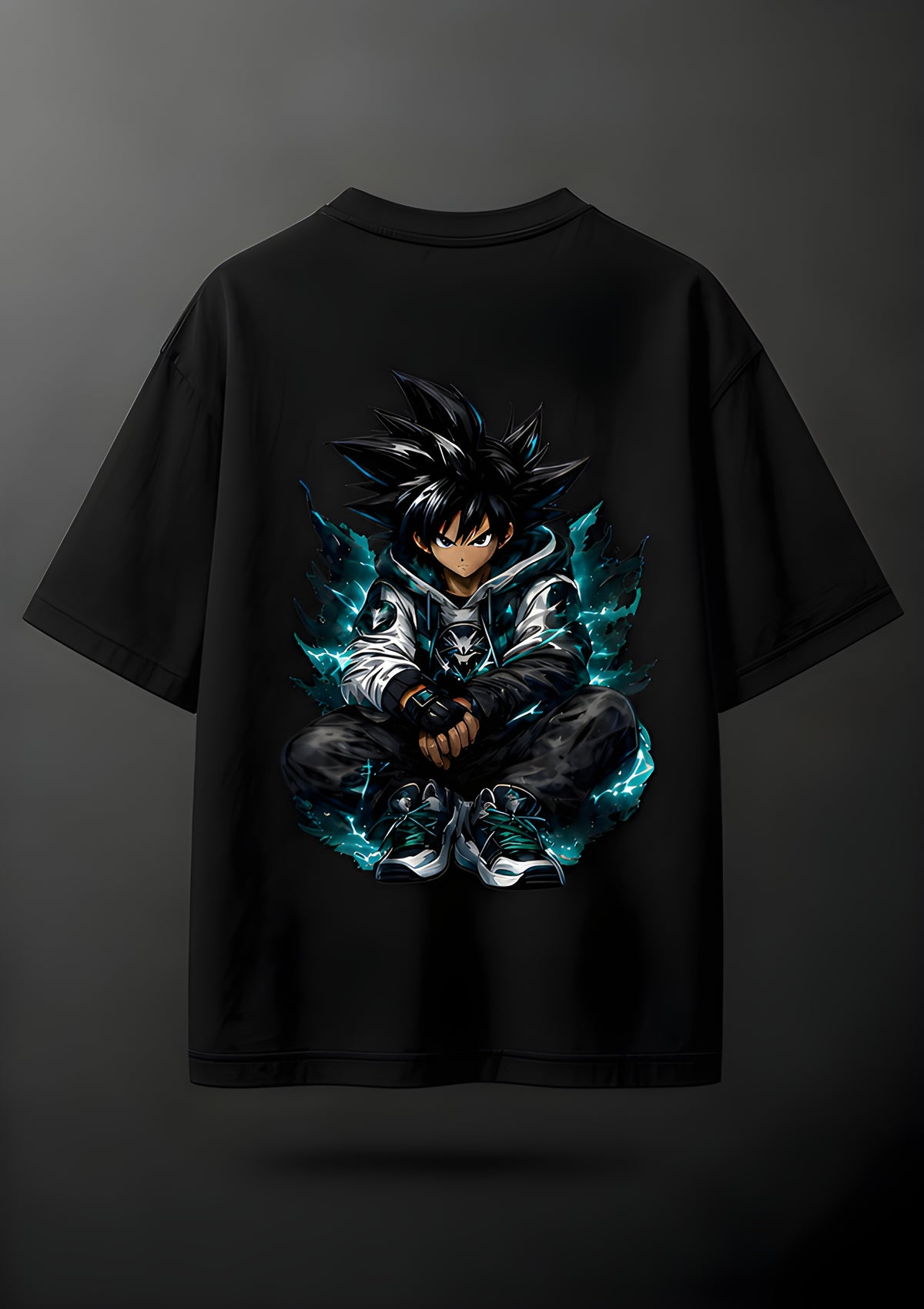 Wolvenix Midnight Warrior oversized T-shirt