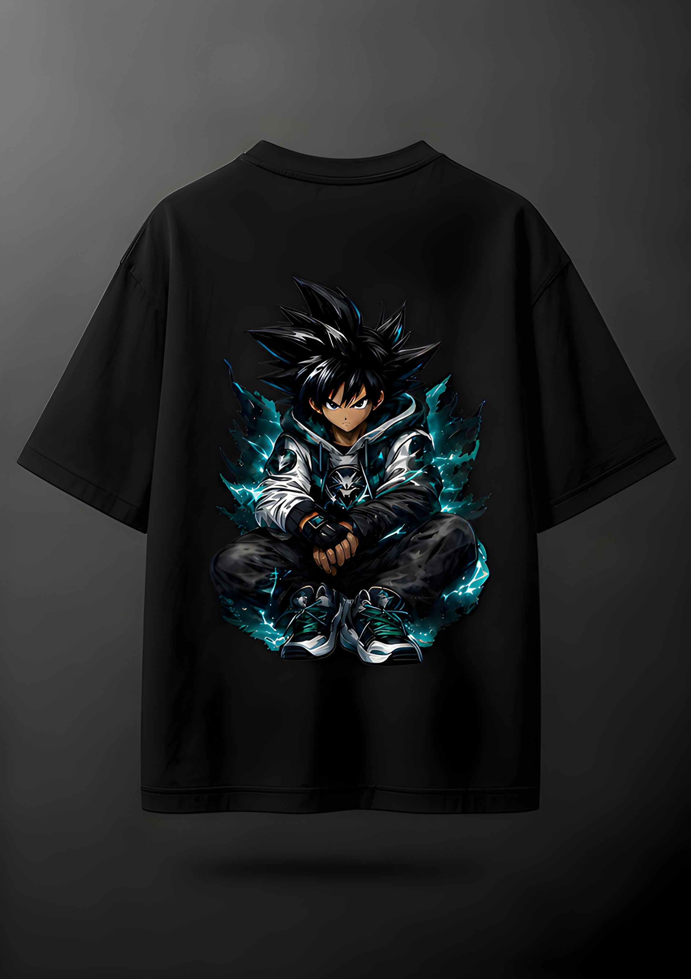 Wolvenix Midnight Warrior oversized T-shirt