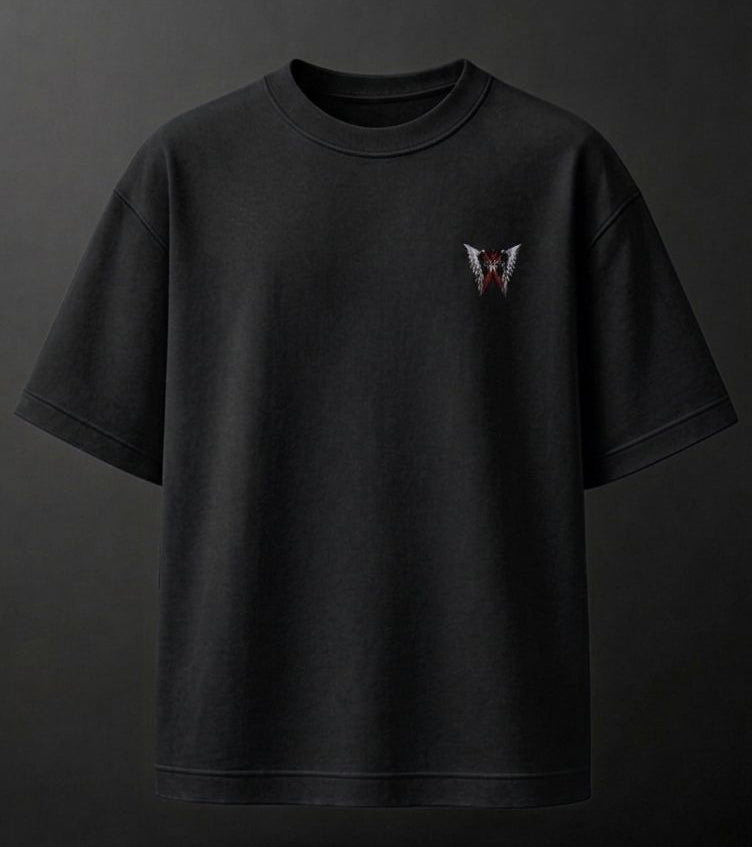 Wolvenix Midnight Warrior oversized T-shirt